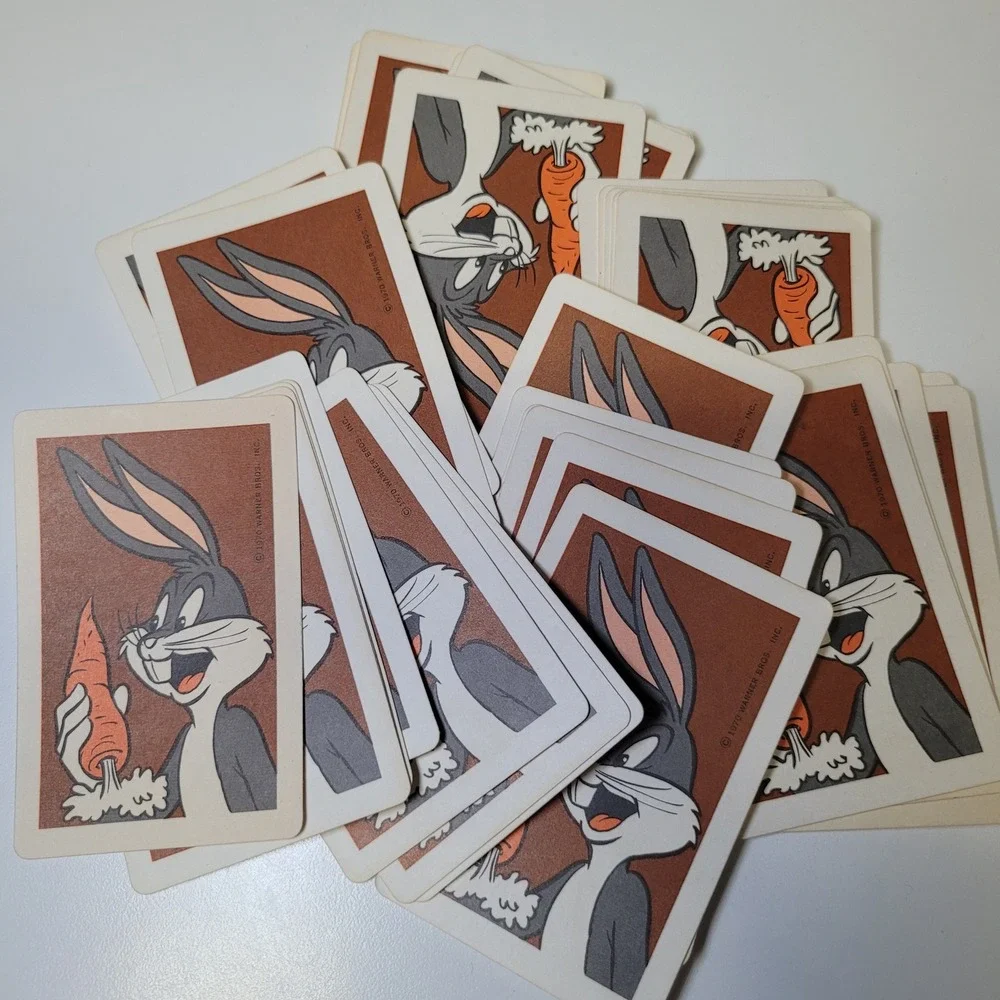 Warmer Bros Bugs Bunny Game Elmer Fudd Replacement‎ Cards 1970 Vintage